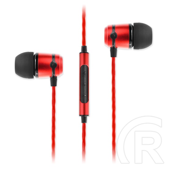 Sound Magic E50C mikrofonos fülhallgató (piros)
