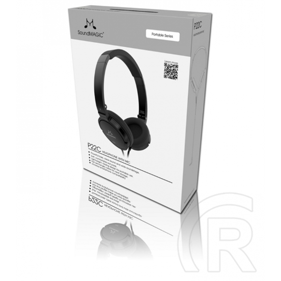 Sound Magic P22C mikrofonos fejhallgató (fehér)