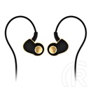 Sound Magic PL30+C mikrofonos fülhallgató (fekete-arany)