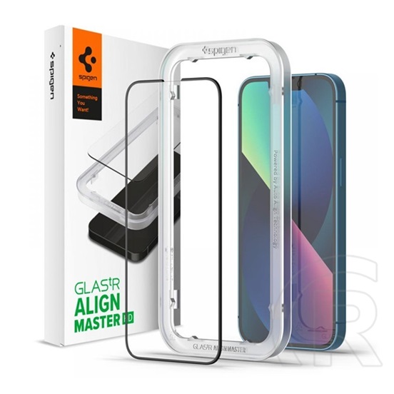Spigen ALM FC Apple iPhone 13 Pro képernyővédő üveg (2.5D, ujjlenyomatmentes, extra karcálló, 9H, ultravékony, 0.3mm, sz