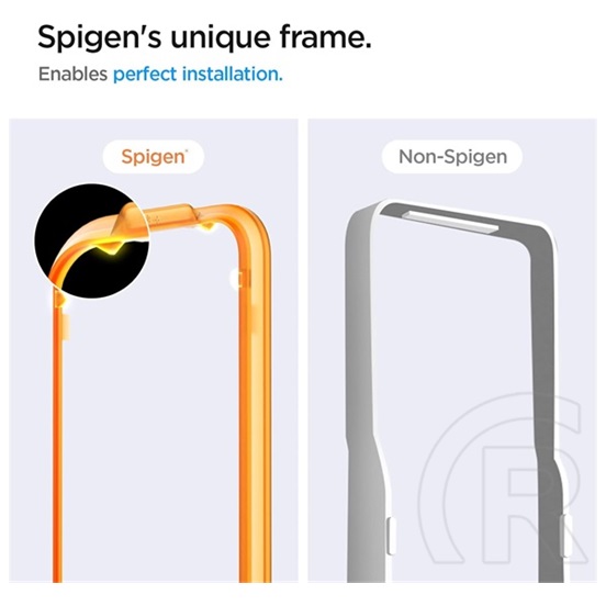 Spigen ALM FC Samsung Galaxy A55 5G képernyővédő üveg (2db, 2.5D, 9H, extra karcálló, átlátszó)