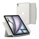 Spigen Apple IPAD Air 13 (2024) air skin pro onetap tok, eco bőr hatású (aktív flip, asztali tartó, mágneses) szürke