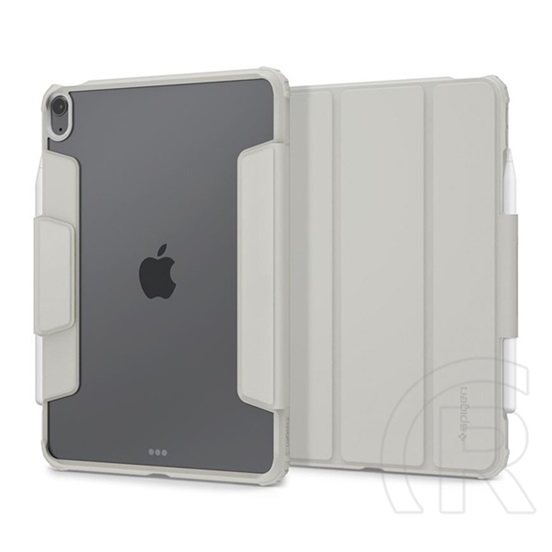 Spigen Apple Ipad Air 13 (2024) air skin pro tok, eco bőr hatású (aktív flip, trifold, asztali tartó, ceruza tartó) krém