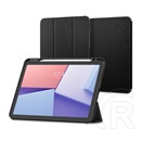 Spigen Apple Ipad Air 2020 (Air 4)  urban fit (flip, trifold, asztali tartó, ceruza tartó, textil minta) fekete