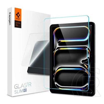 Spigen Apple Ipad Pro 11 (2024) tr slim hd képernyővédő üveg (2.5d, tok barát, ultravékony, 0.2mm, 9h) átlátszó