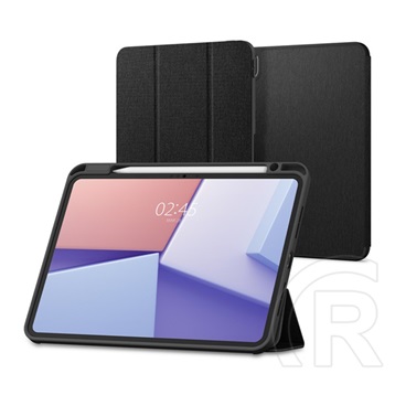 Spigen Apple Ipad Pro 11 (2024) urban fit (flip, trifold, asztali tartó, ceruza tartó, textil minta) fekete