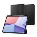Spigen Apple Ipad Pro 13 (2024) urban fit (flip, trifold, asztali tartó, ceruza tartó, textil minta) fekete