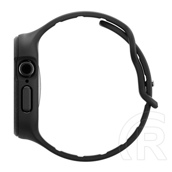 Spigen Apple Watch Series 10 42mm Spigen vault pro pótszíj (egyedi méret, matt, ütésállóság + szilikon keret) fekete