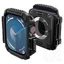 Spigen Apple Watch Series 10 42mm rugged armor pótszíj (egyedi méret, szilikon + szilikon keret) fekete
