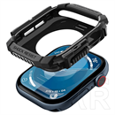 Spigen Apple Watch Series 10 42mm rugged armor pótszíj (egyedi méret, szilikon + szilikon keret) fekete