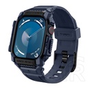 Spigen Apple Watch Series 10 42mm rugged armor pro pótszíj (egyedi méret, szilikon, ütésálló + szilikon keret) sötétkék
