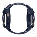 Spigen Apple Watch Series 10 42mm rugged armor pro pótszíj (egyedi méret, szilikon, ütésálló + szilikon keret) sötétkék