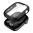 Spigen Apple Watch Series 11 42mm  thin fit 360 műanyag óra keret (ütésállóság, 360° védelem + üveg) fekete