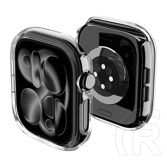 Spigen Apple Watch Series 12 42mm thin fit műanyag óra keret (ütésállóság) átlátszó