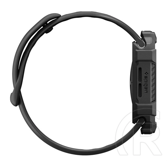 Spigen Apple Watch Series 12 46mm rugged armor műanyag óra keret (ütésállóság) fekete