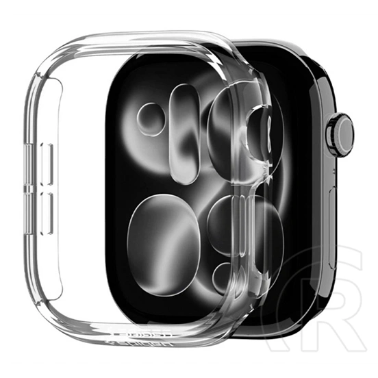 Spigen Apple Watch Series 12 46mm thin fit műanyag óra keret (ütésállóság) átlátszó
