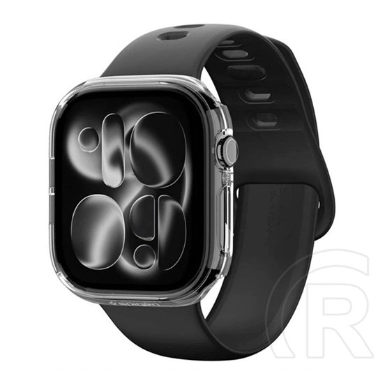 Spigen Apple Watch Series 12 46mm thin fit műanyag óra keret (ütésállóság) átlátszó
