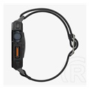 Spigen Apple Watch Series 9 45mm fit lite pro pótszíj (egyedi méret, textil, ütésállóság + szilikon keret) fekete