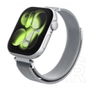 Spigen Apple Watch Series SE 3 40mm metal band pótszíj (rozsdamentes acél, milánói, mágneses) ezüst