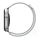 Spigen Apple Watch Series SE 3 40mm metal band pótszíj (rozsdamentes acél, milánói, mágneses) ezüst