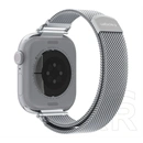 Spigen Apple Watch Series SE 3 40mm metal band pótszíj (rozsdamentes acél, milánói, mágneses) ezüst