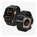 Spigen Apple Watch Ultra 2 49mm fit lite pro pótszíj (egyedi méret, textil, ütésállóság + szilikon keret) fekete