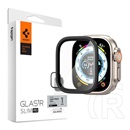 Spigen Apple Watch Ultra 49mm tr slim pro kijelzővédő üveg (fém keret, 9h) fekete