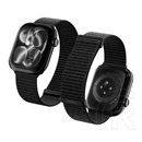 Spigen Apple Watch Ultra 4 49mm  wbf01 pótszíj (egyedi méret, nagy, nylon, tépőzáras, állítható) fekete