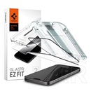 Spigen Apple iPhone 15 Pro Max ez fit hd védő üveg 2db (2.5d, tokbarát, ultravékony, 0.2mm, 9h + segédkeret)