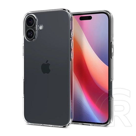Spigen Apple iPhone 16 Plus crystal flex szilikon telefonvédő (ütésállóság, légpárnás sarok) átlátszó