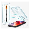 Spigen Apple iPhone 16 Pro  MAX ez fit képernyővédő üveg 2db (2.5D, ultravékony, 0.2mm, 9H+segédkeret) átlátszó