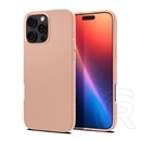 Spigen Apple iPhone 16 Pro Max liquid air szilikon telefonvédő (ütésállóság, légpárnás sarok, rombusz) rozéarany