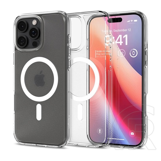 Spigen Apple iPhone 16 Pro Max ultra hybrid mag műanyag védő (ütésállóság, légpárnás keret, matt, magsafe) átlátszó
