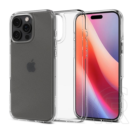 Spigen Apple iPhone 16 Pro Max ultra hybrid műanyag telefonvédő (ütésállóság, légpárnás keret, matt) átlátszó