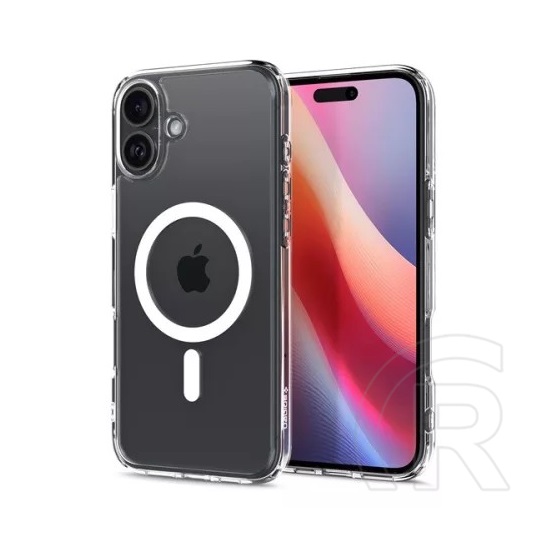 Spigen Apple iPhone 16 Pro crystal flex magsafe szilikon telefonvédő (ütésállóság, légpárnás sarok, magsafe) átlátszó