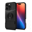 Spigen Apple iPhone 16 Pro slim armor mag szilikon védő (műanyag hátlap, ütésállóság, légpárnás sarok, magsafe) fekete