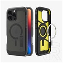 Spigen Apple iPhone 16 Pro tough armor mag műanyag telefonvédő (ütésállóság, matt, magsafe, kitámasztó) fekete