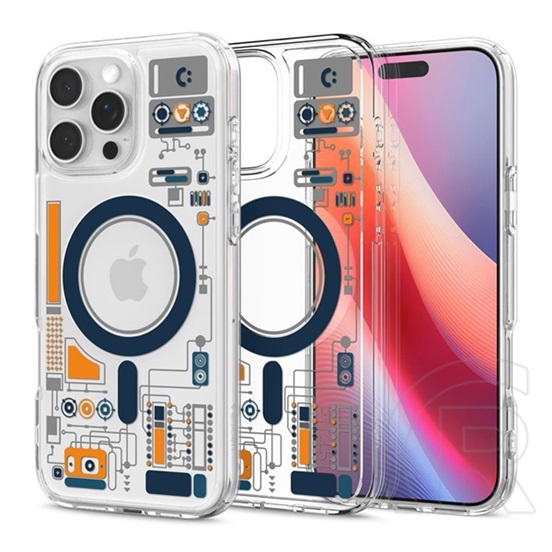Spigen Apple iPhone 16 Pro ultra hybrid mag analogue műanyag védő (ütésállóság, légpárnás keret, magsafe) átlátszó