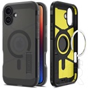 Spigen Apple iPhone 16 tough armor mag műanyag telefonvédő (ütésállóság, matt, magsafe,kitámasztó) fekete