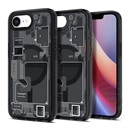 Spigen Apple iPhone 16e ultra hybrid zero one műanyag telefonvédő (ütésállóság, légpárnás keret, magsafe) fekete