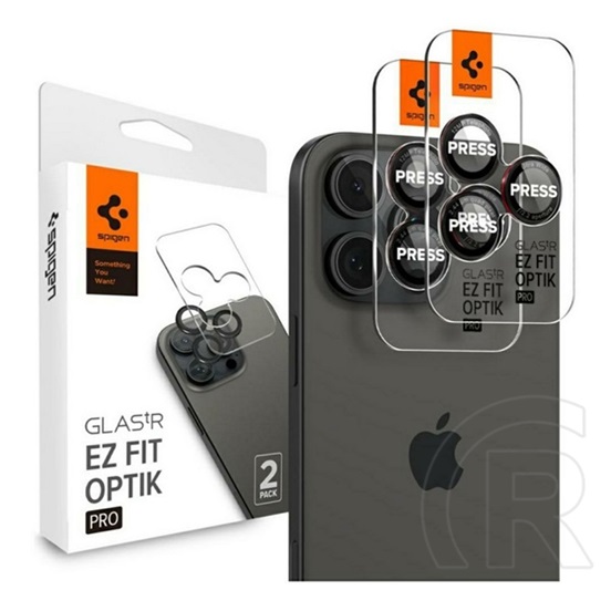 Spigen Apple iPhone 17 Pro Max optik pro kameravédő üveg 2db (9h, csak lencse) átlátszó