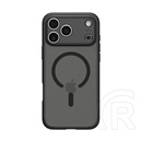 Spigen Apple iPhone 17 Pro Max ultra hybrid mag műanyag telefonvédő (ütésállóság, légpárnás keret, matt, magsafe) fekete