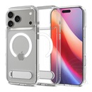 Spigen Apple iPhone 17 Pro Max ultra hybrid s műanyag védő (ütésállóság, légpárnás keret, kitámasztó, magsafe) átlátszó