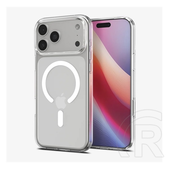 Spigen Apple iPhone 17 Pro liquid crystal magsafe szilikon telefonvédő (ütésállóság, légpárnás sarok, magsafe) átlátszó