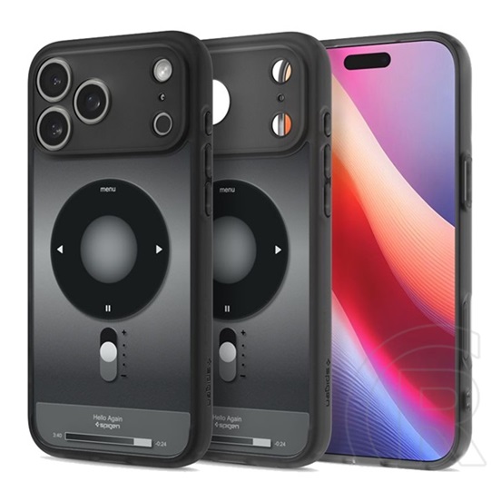 Spigen Apple iPhone 17 Pro ultra hybrid mag műanyag telefonvédő (ütésállóság, légpárnás keret, magsafe) fekete