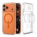 Spigen Apple iPhone 17 Pro ultra hybrid mag műanyag telefonvédő (ütésállóság, légpárnás keret, magsafe) narancssárga