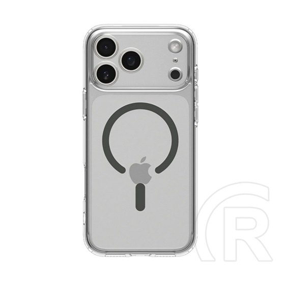 Spigen Apple iPhone 17 Pro ultra hybrid mag műanyag telefonvédő (ütésállóság, légpárnás keret, magsafe) sötétszürke