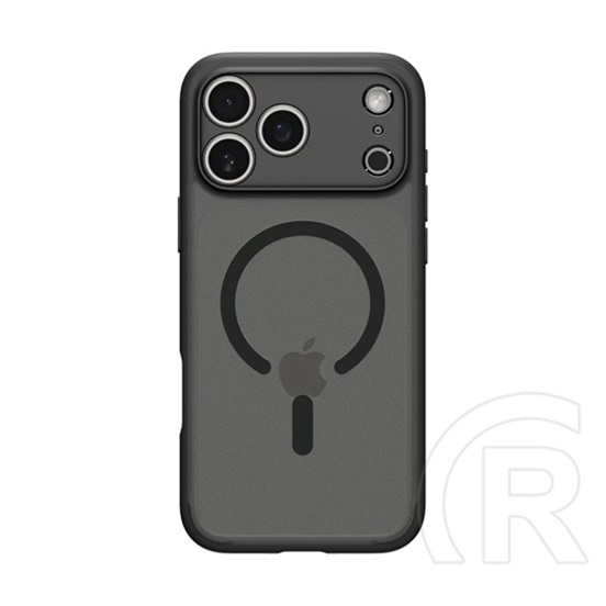 Spigen Apple iPhone 17 Pro ultra hybrid mag műanyag telefonvédő (ütésállóság, légpárnás keret, matt, magsafe) fekete