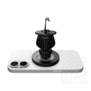 Spigen Apple iPhone 17  Spigen mft13 autós tartó (szellőzőre, műszerfalra, öntapadó, 360°, magsafe) ezüst