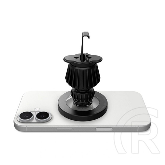 Spigen Apple iPhone 17  Spigen mft13 autós tartó (szellőzőre, műszerfalra, öntapadó, 360°, magsafe) fekete